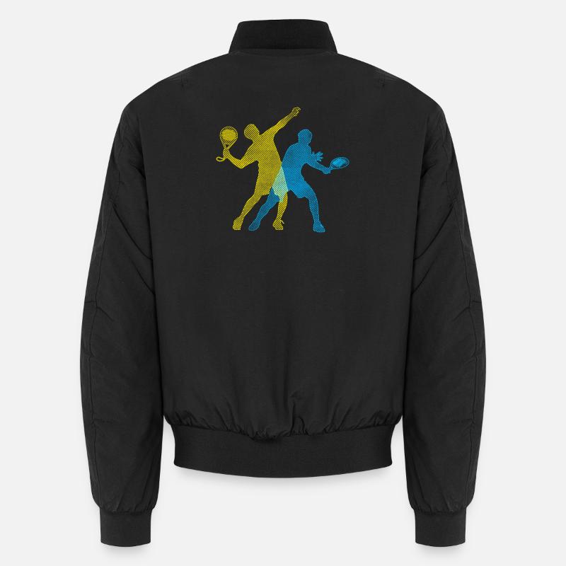 Player Padel Padel Team Training Racket Tournament Unisex Bomber Jacket