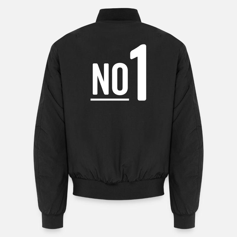 No 1 - Nummer eins - Unisex Bomberjacke - Schwarz