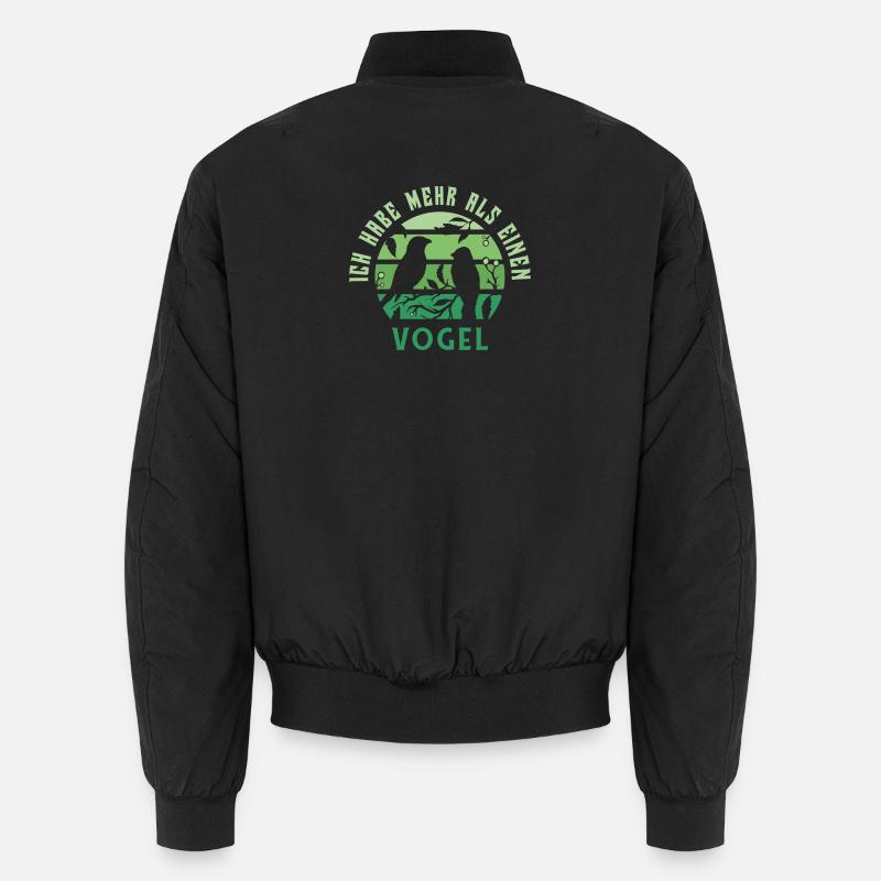 Ich habe mehr als einen Vogel Unisex Bomberjacke