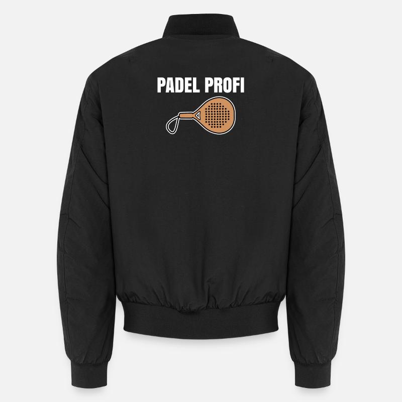 Racket Padel Player Statement Padel Game Sports Unisex Bomber Jacket