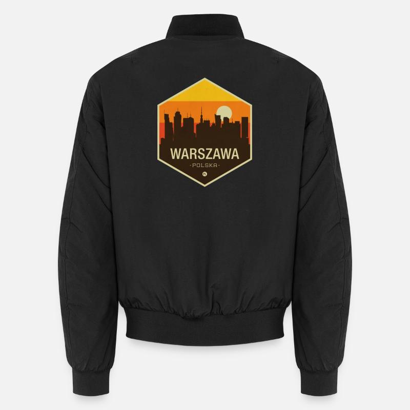 Horizon de Varsovie - Bomber unisexe - noir