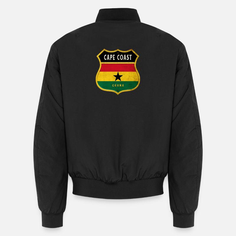 Design du drapeau du Ghana à Cape Coast Bomber unisexe