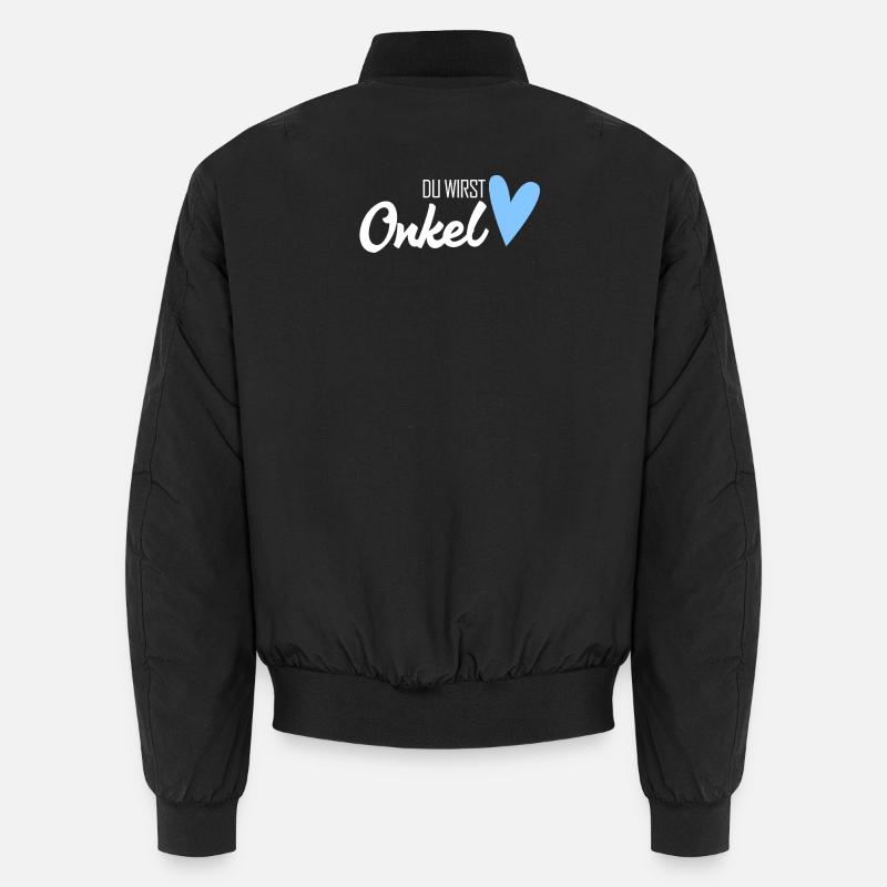 Onkel Geschenk - Du wirst Onkel Unisex Bomberjacke
