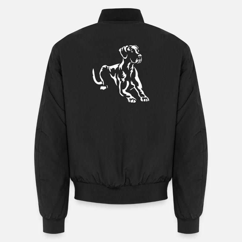 Great Dane "Black Edition" Unisex Bomber Jacket