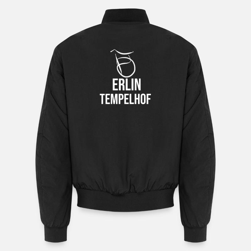 Berlin Tempelhof - Unisex Bomberjacke - Schwarz