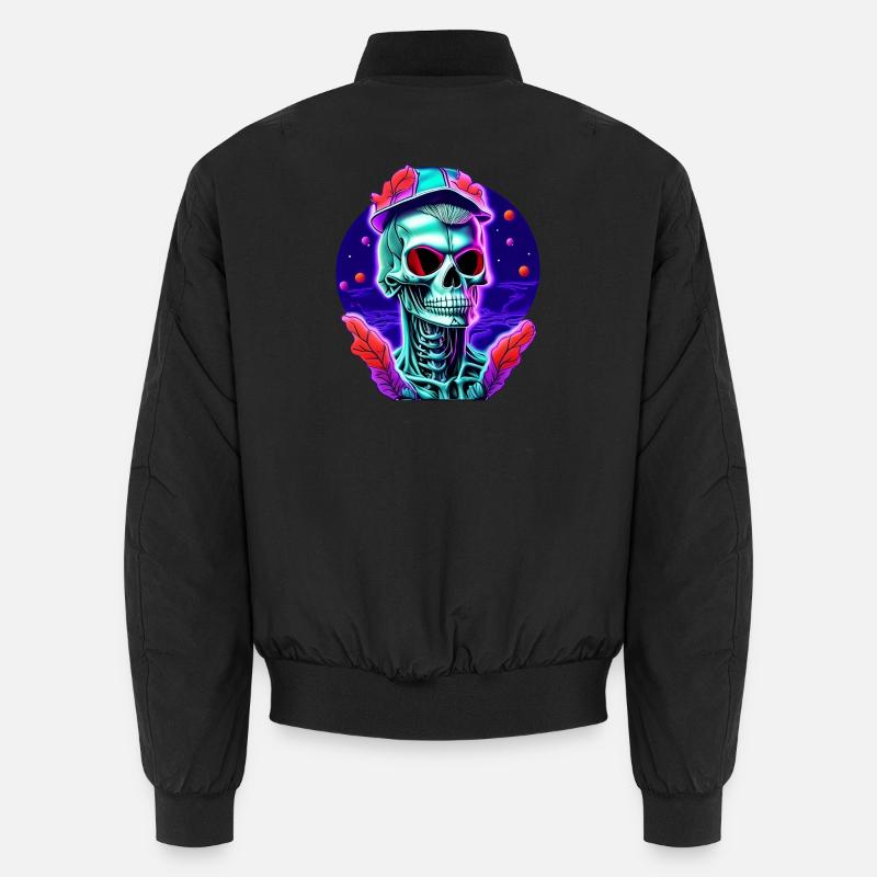 Squelette avec casquette Bomber unisexe