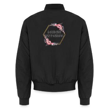 Weltbeste KFZ-Meisterin Beruf Geschenk - Unisex Bomberjacke - Schwarz - Hinten - AI Model Male 185 light (185cm)