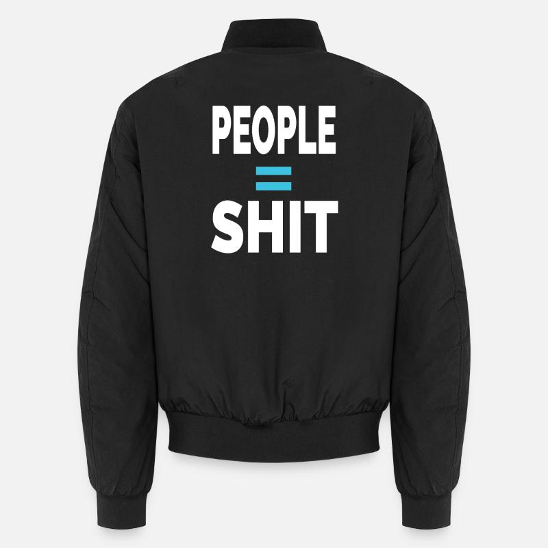 PEOPLE = SHIT Unisex Bomber Jacket