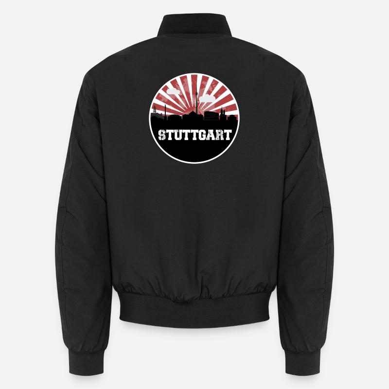 Stuttgart Skyline Heimspiel - Unisex Bomberjacke - Schwarz