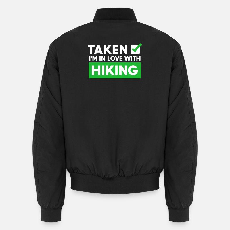 Wanderer Statement Wanderung Wandern Bergwandern Unisex Bomberjacke