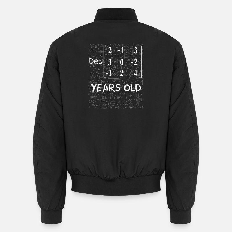 36th birthday 36 years matrix determinant Unisex Bomber Jacket