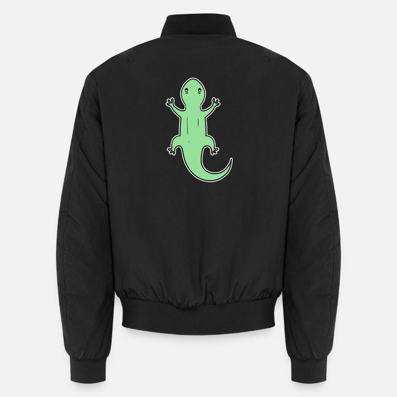 Lizards Lizard Green Reptiles Unisex Bomber Jacket