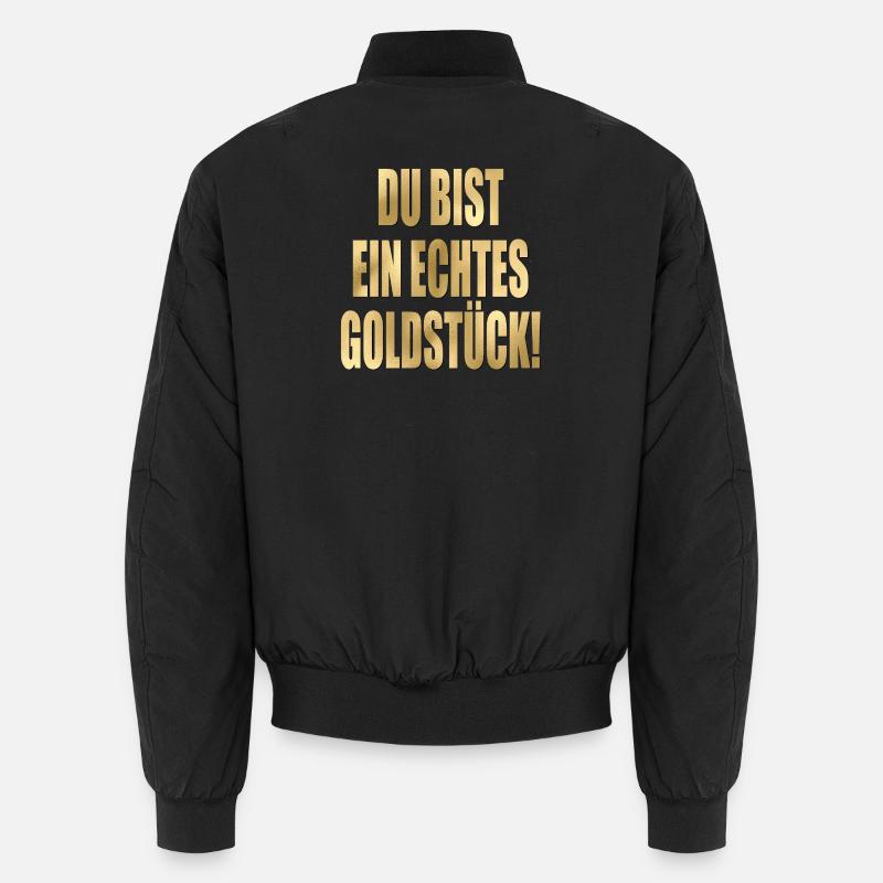 DANKESCHÖN GESCHENKE - KOMPLIMENTE GOLDSTÜCK Unisex Bomberjacke