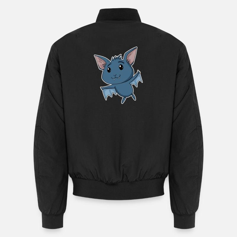 Fledermaus - Unisex Bomberjacke - Schwarz