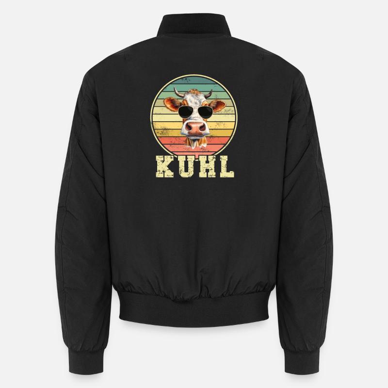 Kuh Kühe Unisex Bomberjacke