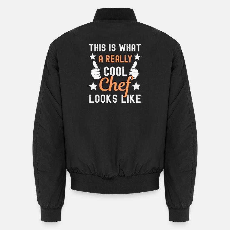 Koch Köchin Chefkoch Unisex Bomberjacke