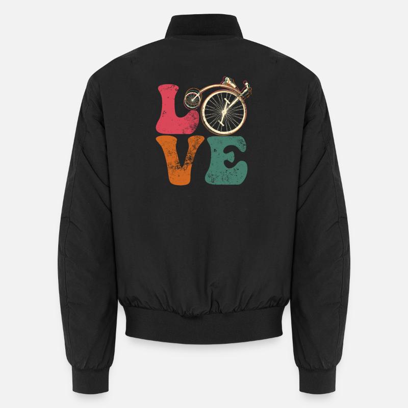 Love on Wheels Unisex Bomber Jacket