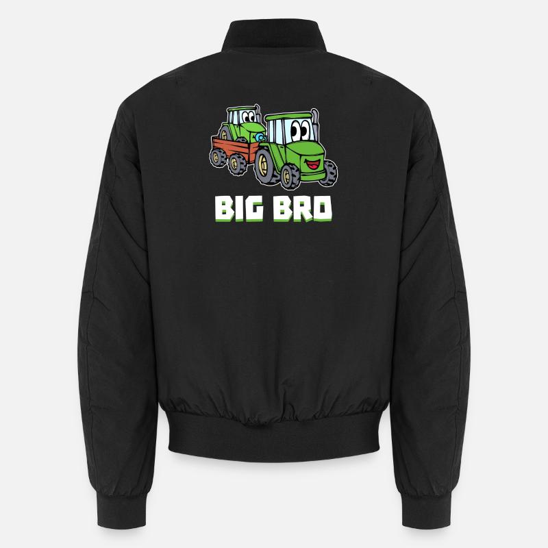 Trecker Ackerbau Landmaschinen Traktor Statement Unisex Bomberjacke