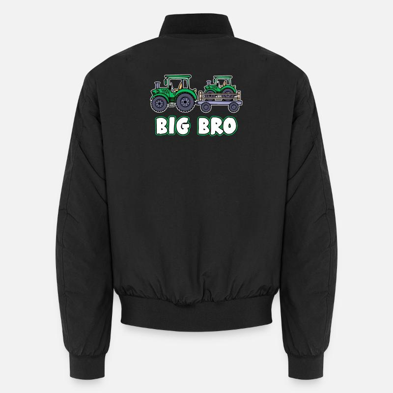 Organic Farmer Tractor Farmer Statement Vehicle Field Unisex Bomber Jacket