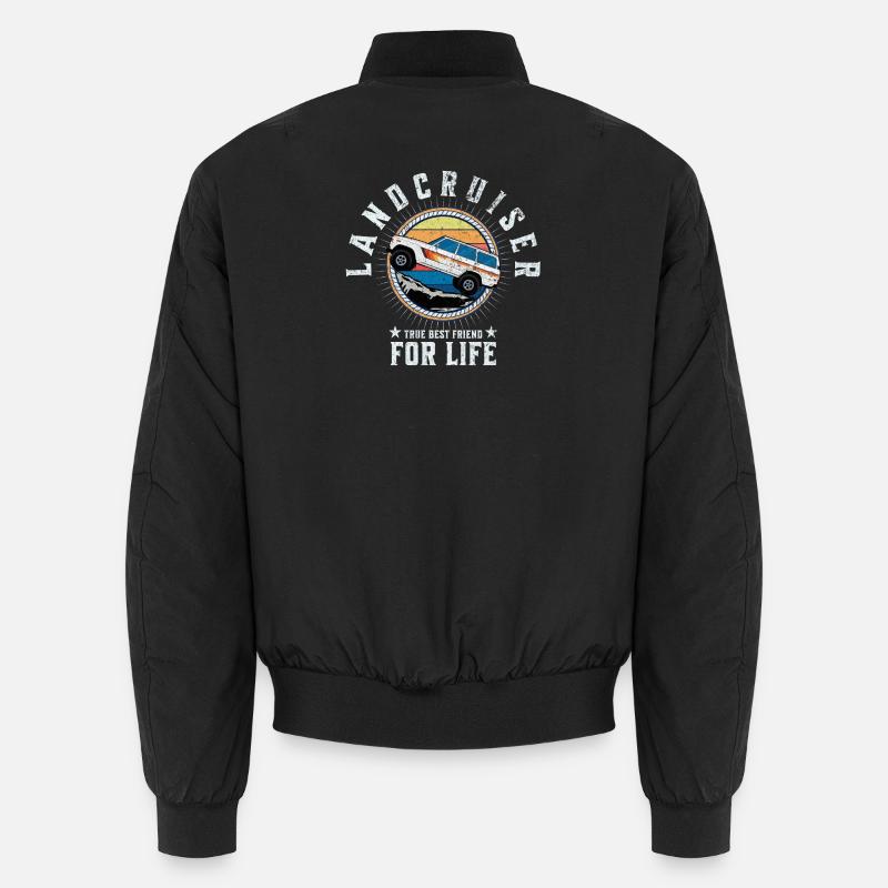 Landcruiser Retro Life - Unisex Bomber Jacket - black