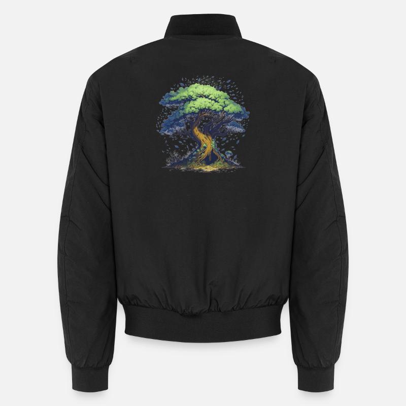 Bonsai - Unisex Bomberjacke - Schwarz