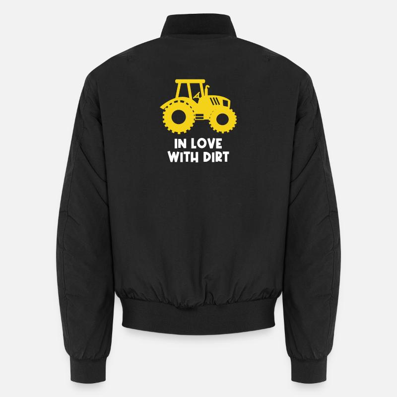 Farming Statement Farmer Tractor Farmer Organic Farmer Unisex Bomber Jacket
