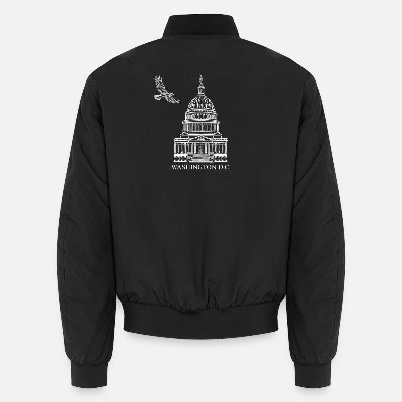 Washington D.C., Capitol Structure, Bald Eagle Unisex Bomber Jacket
