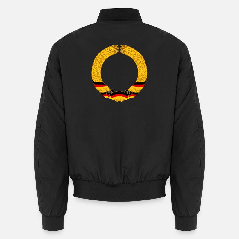 DDR Ährenkranz Vorlage Unisex Bomberjacke