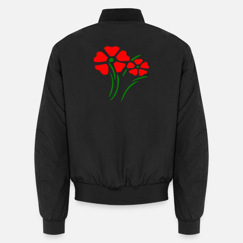 Frühling - Unisex Bomber Jacket - black