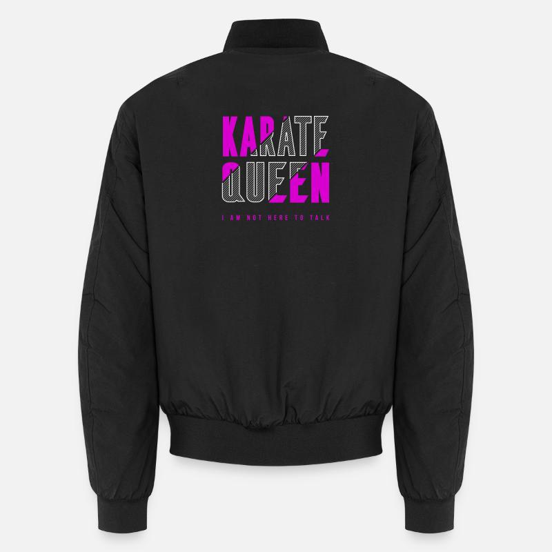 Karate Queen - Unisex Bomber Jacket - black