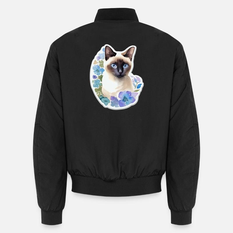 Siamese cat Unisex Bomber Jacket