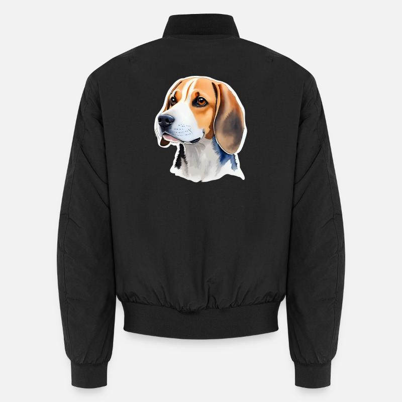 Beagle - Bomber unisexe - noir