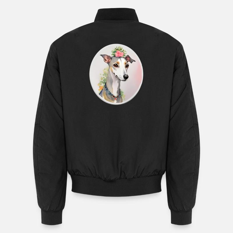 Whippet - Bomber unisexe - noir