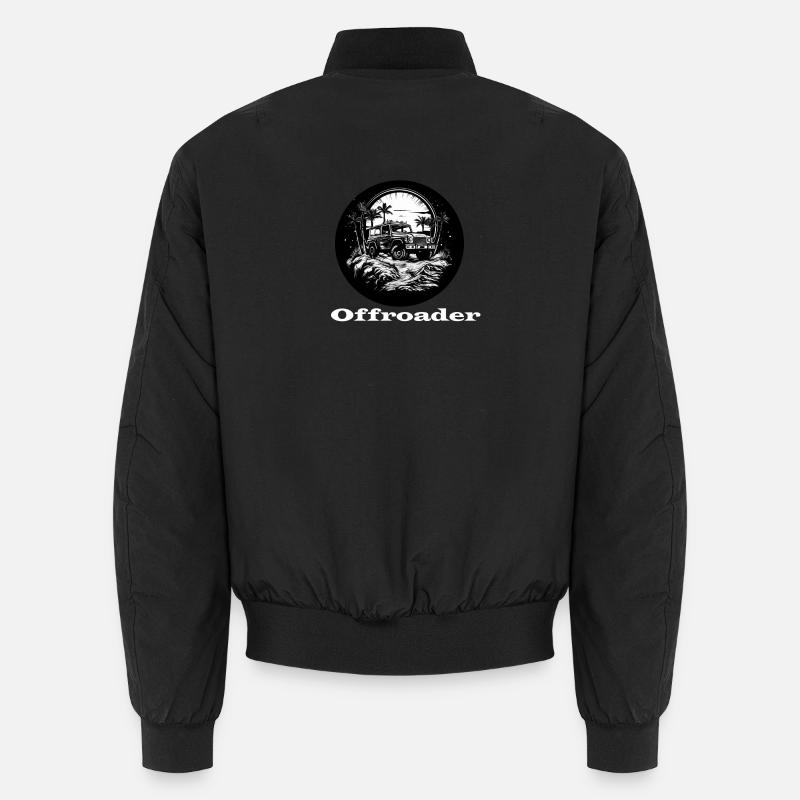 Tout-terrain blanc - Bomber unisexe - noir