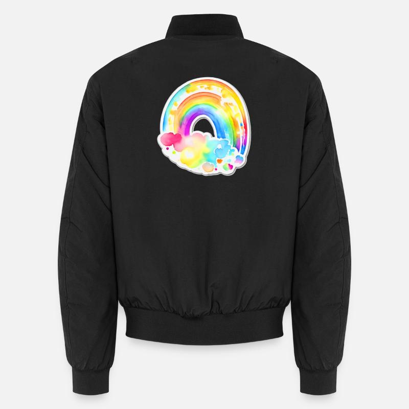 Arc-en-ciel Bomber unisexe