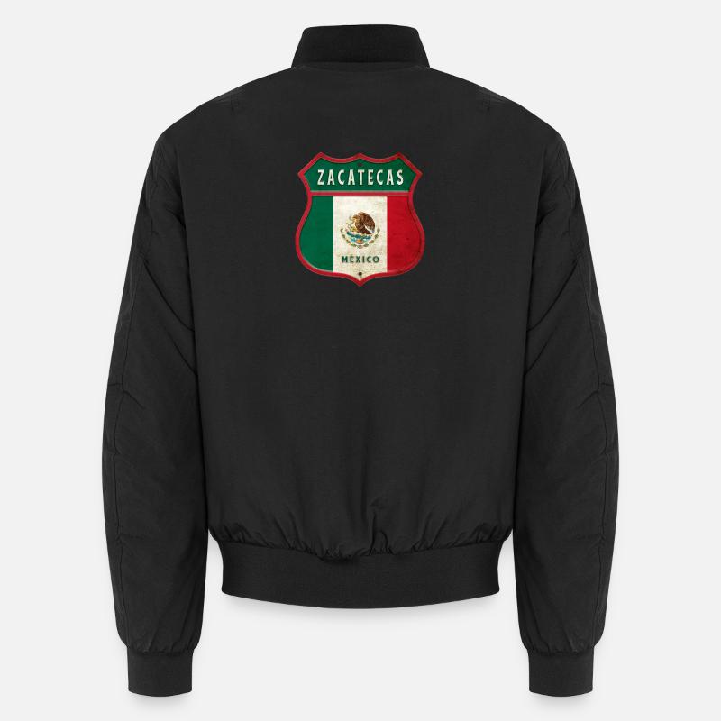 Zacatecas Mexiko Wappen Design Unisex Bomberjacke