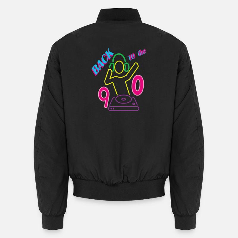 Back to the 90s with DJ Unisex Bomber Jacket