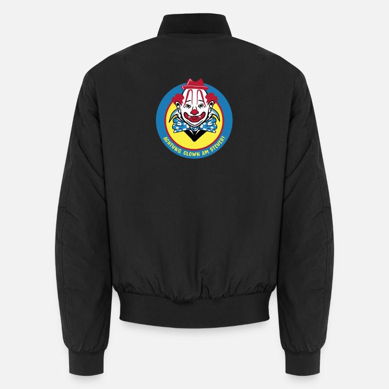 Clown Design Unisex Bomberjacke