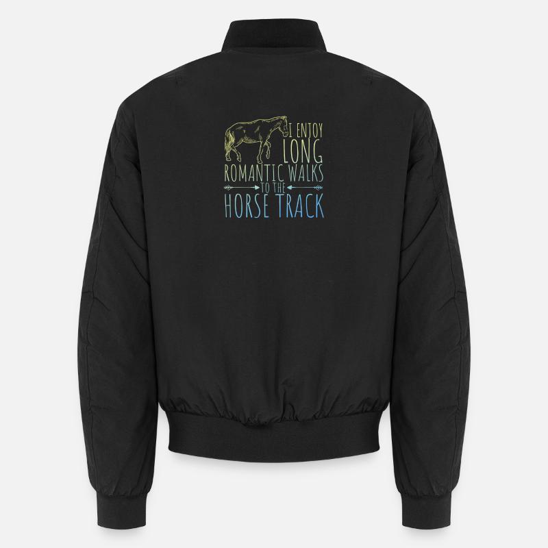 Pferderennen Unisex Bomberjacke