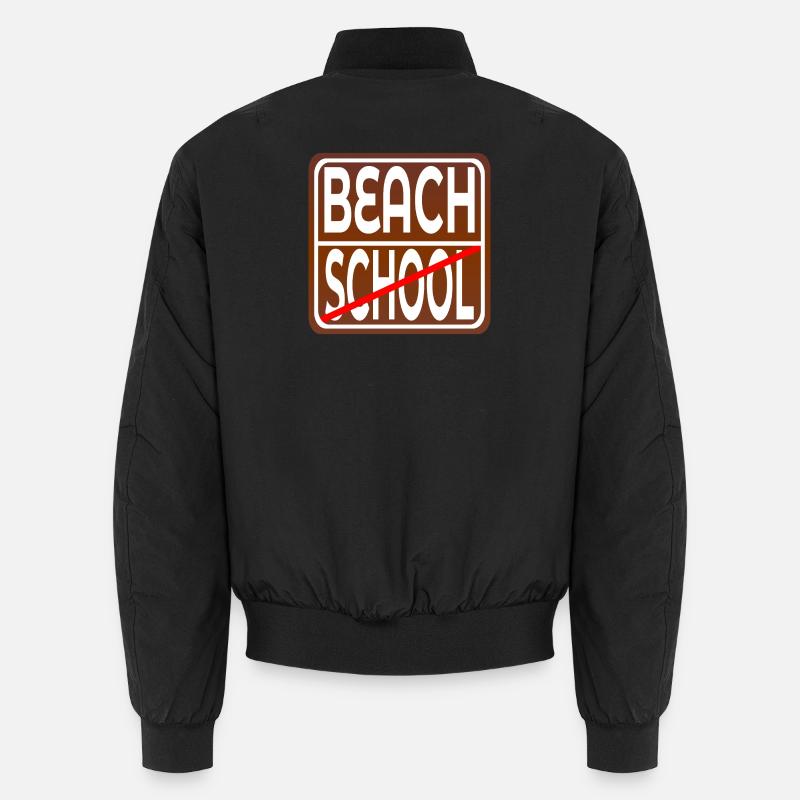 ÉCOLE PLAGE VACANCES D’ÉTÉ ENSEIGNANTS ÉTUDIANTS Bomber unisexe