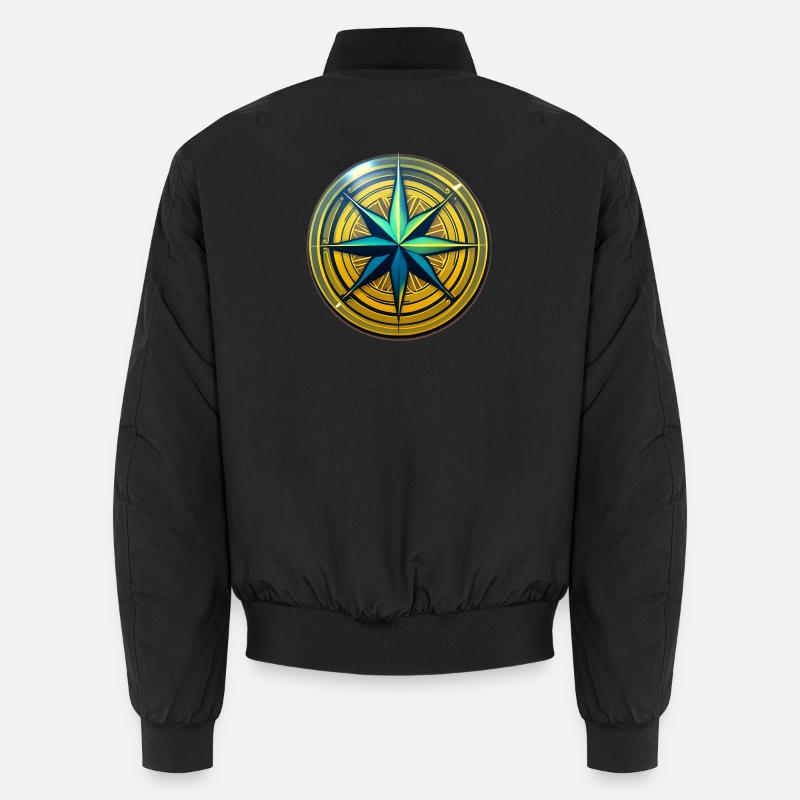 Compass - Unisex Bomber Jacket - black