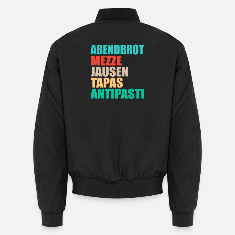 ABENDBROT INTERNATIONALE GESELLIGKEIT ESSEN Unisex Bomberjacke