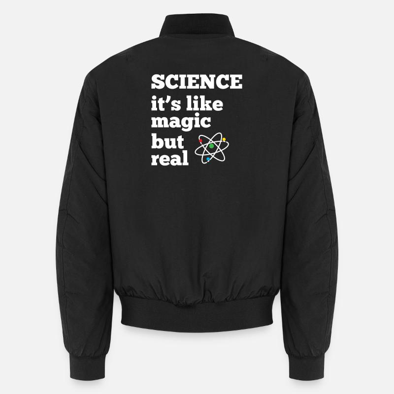 Science - it's like magic but real Unisex Bomber Jacket