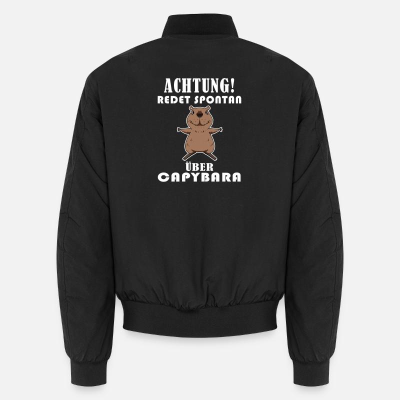 Capybara Wasserschwein Capybaras Unisex Bomberjacke