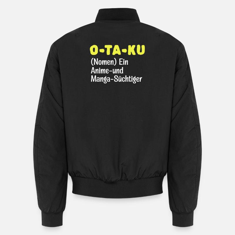 Manga Statement Anime Otaku Mangastyle Cartoon Unisex Bomber Jacket