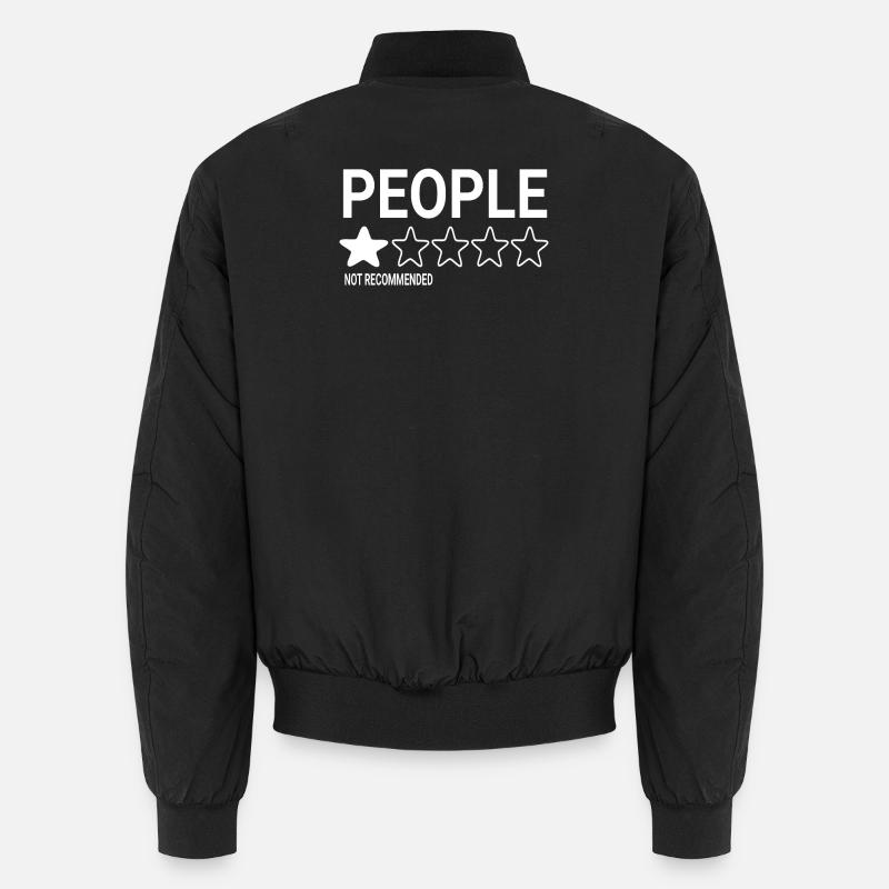 People, One Star, Not Recommend Unisex Bomber Jacket