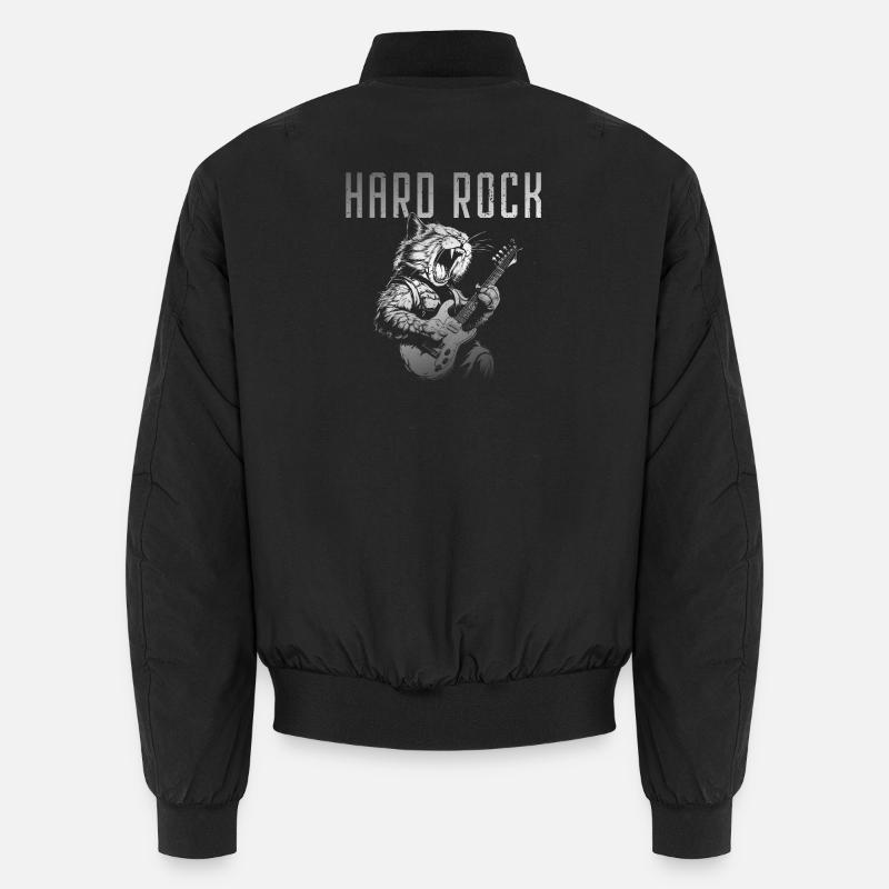 Hard rocking cat Bomber unisexe