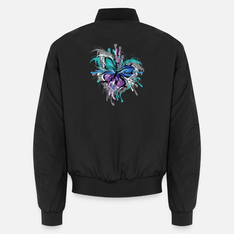 Symbole papillon Illustration Blast Colors Bomber unisexe