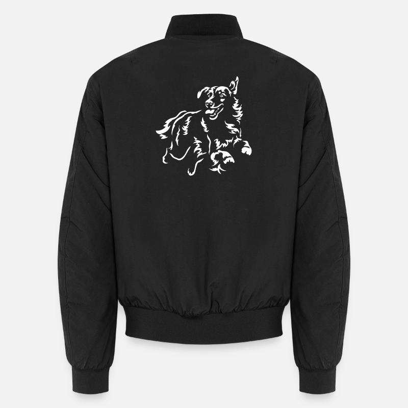 Golden Retriever « Black Edition » Bomber unisexe
