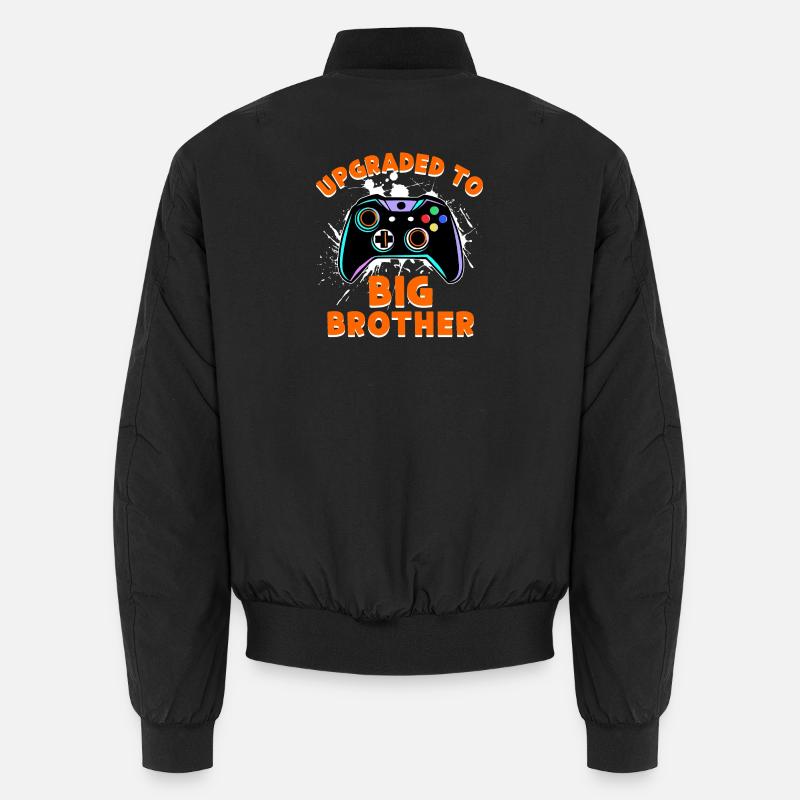 Geschwister Stolzer Großer Bruder Statement Unisex Bomberjacke